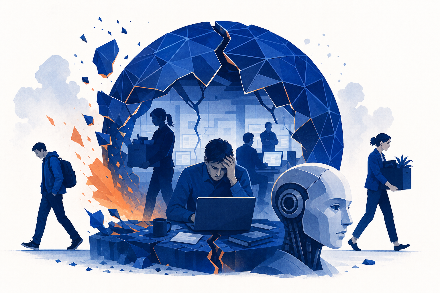 Illustration de une : Crise interne chez DeepMind : des révélations explosives secouent Google AI