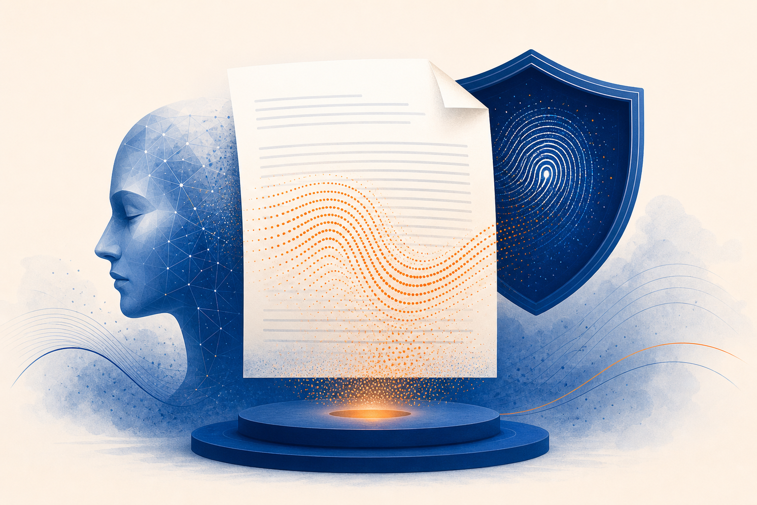 Illustration de une : Anthropic impose la transparence : les textes de Claude bientôt marqués de filigranes invisibles et ineffaçables