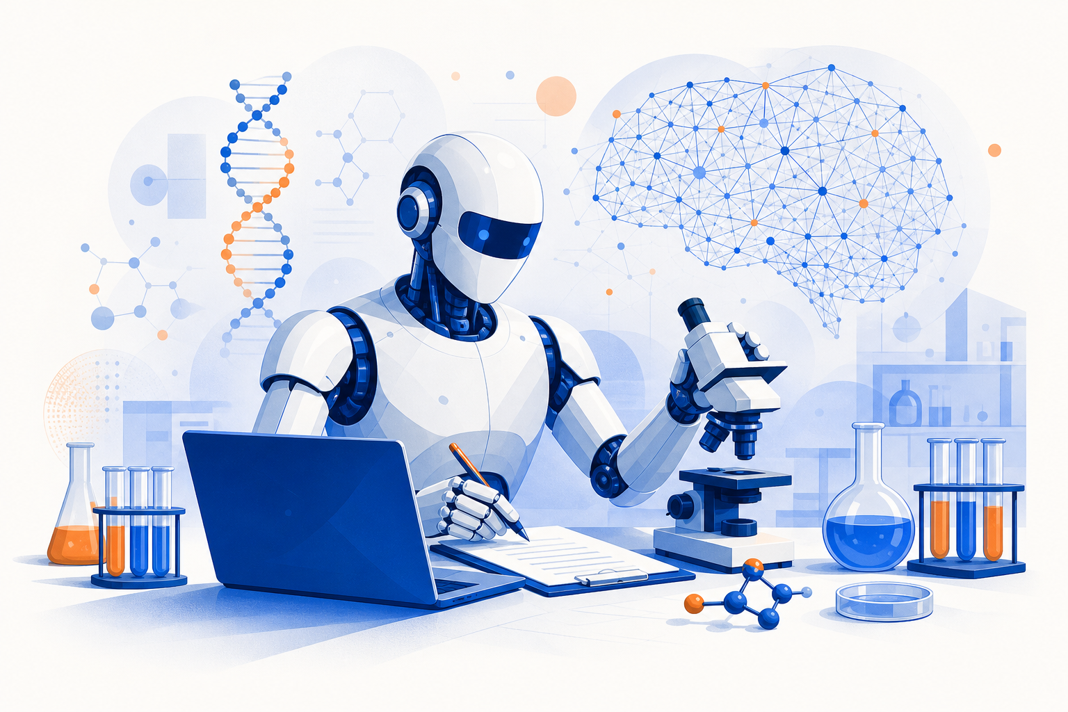 Illustration de une : L'IA Rédéfinit la Recherche Scientifique : Google DeepMind Déploie son Co-Scientifique Autonome