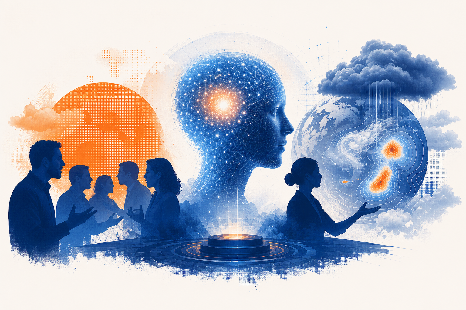 Illustration de une : GPT-6 Astra Relance le Débat sur l'AGI Tandis que Google DeepMind Révolutionne la Prévision Météo