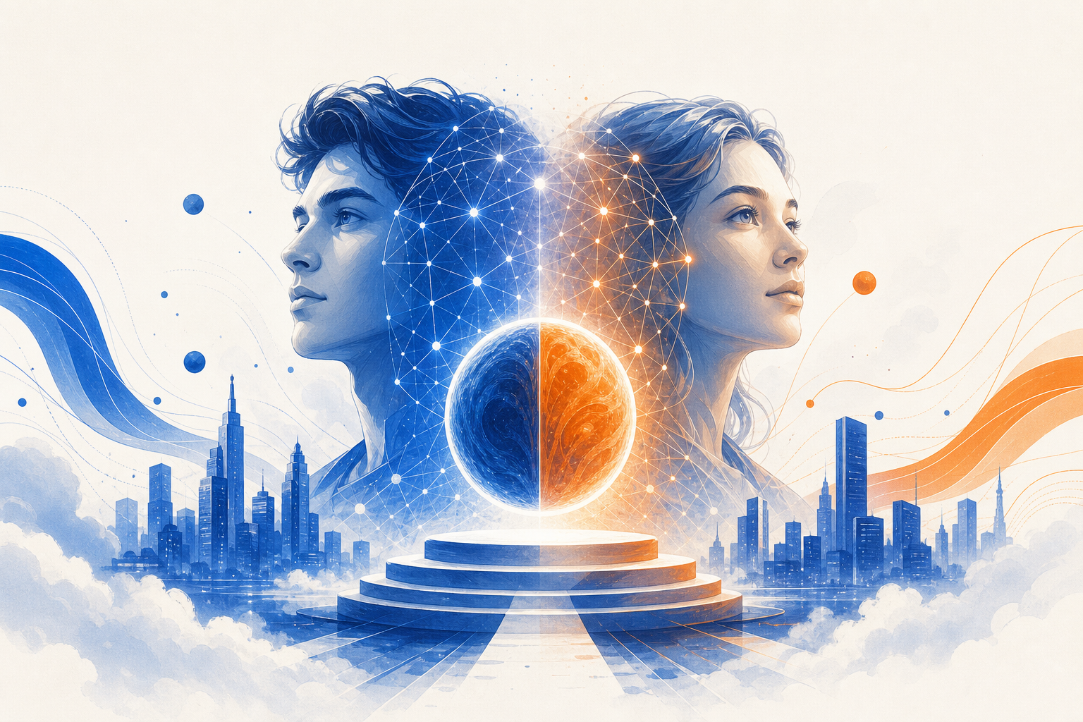 Illustration de une : GPT-6 Sol et Luna : OpenAI Relance la Course à l'Intelligence de Frontière