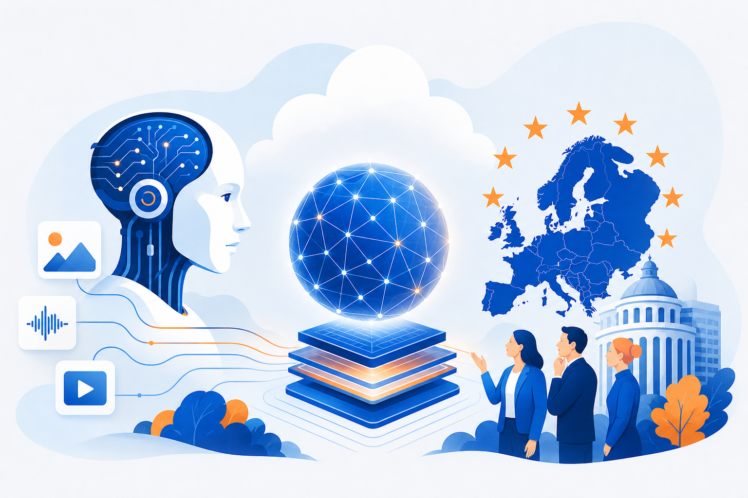 Illustration de une : EmbeddingGemma 2 : Google Redéfinit l'IA Multimodale Légère, l'Europe S'Affirme Face aux Géants