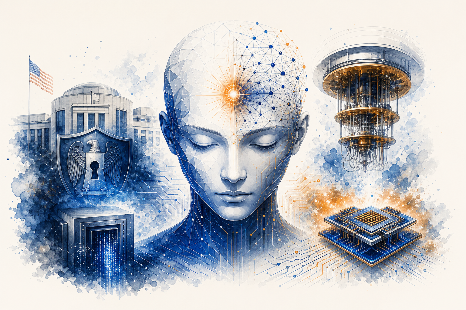 Illustration de une : Renaissance Algorithmique : Claude Démystifie un Secret de la NSA et Révolutionne le Quantique