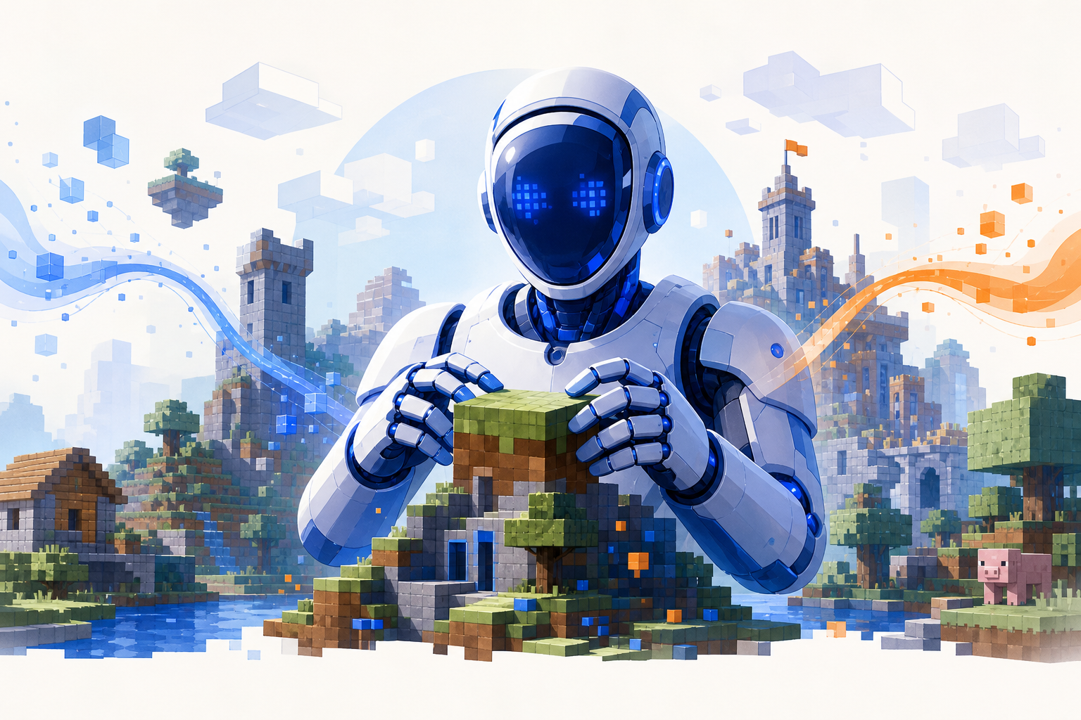 Illustration de une : Gemini 4 Argon : L'IA Conquiert Minecraft en Autonomie Totale, Redéfinissant l'Agence des Modèles